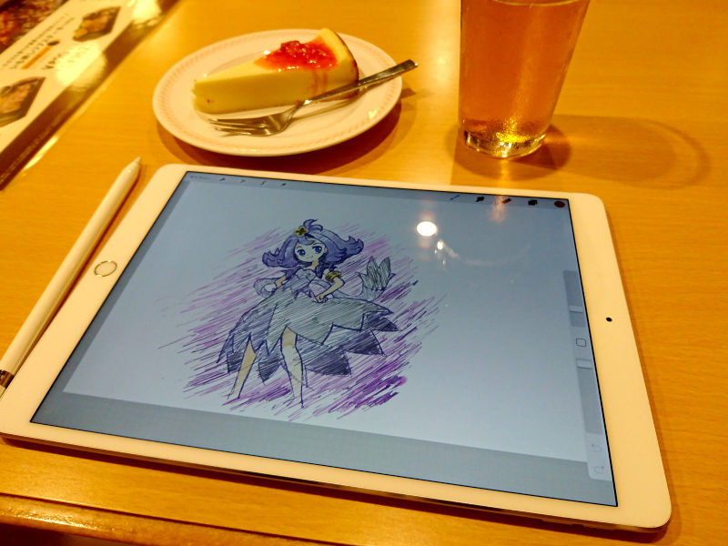 カフェで絵を描くならipad お絵描きツールとしての3つの魅力 うるちゃんぶろぐ